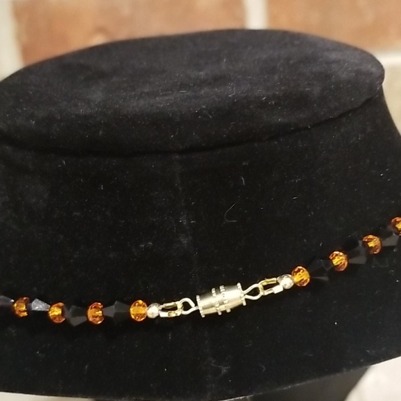 Crystal necklace with Tassel Pendant - Picture 4 of 5